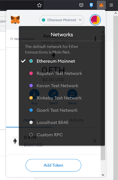 Add a New Network to Metamask