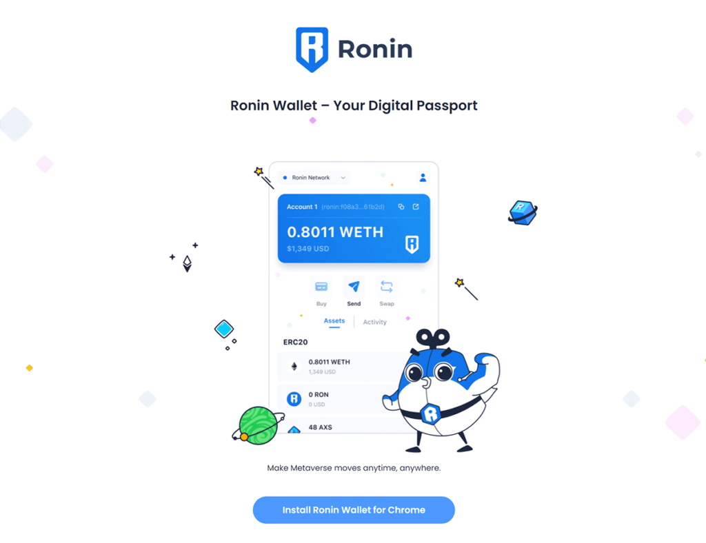 Ronin Wallet Your Digital Passport What is it and How Does it Work Crypto Games 3D