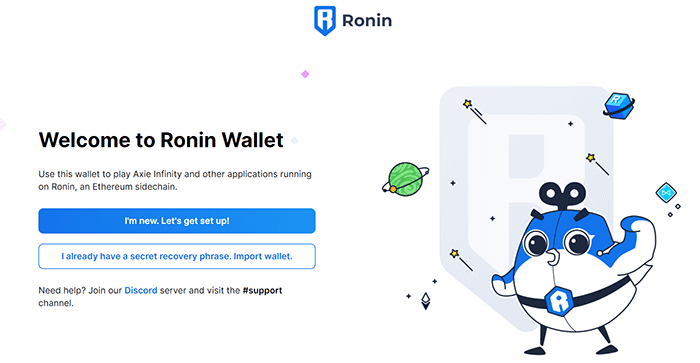 ronin wallet install
