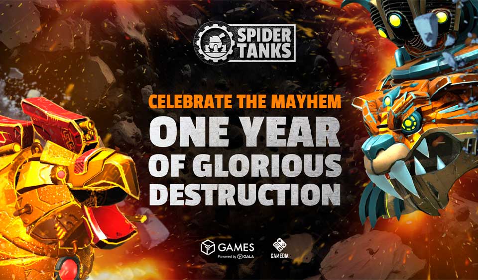 Spider Tanks Celebrates One Year in the Arena with Special Events and Rewards