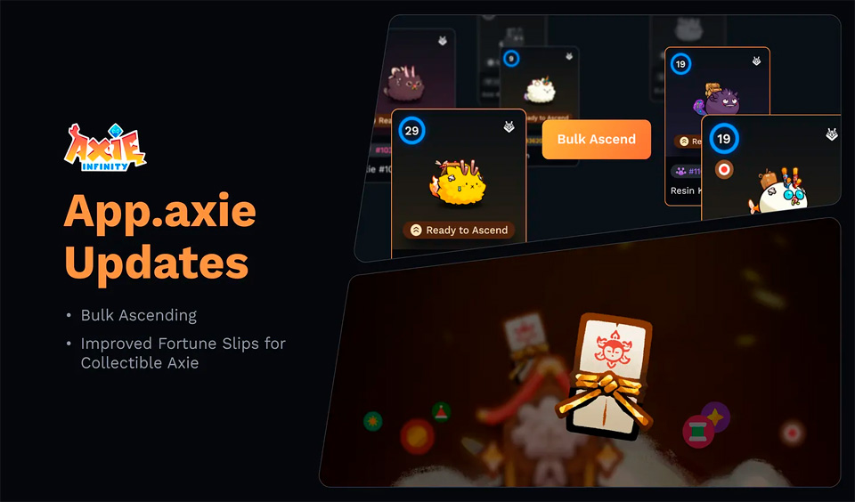 Axie Infinity Reveals New App.axie Updates