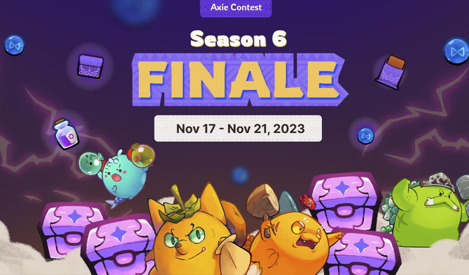 Axie Infinity Announces Exciting 'Season 6 Finale' Event