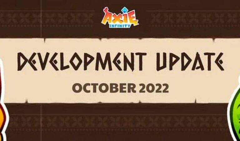 Axie Infinity Development Update October 2022
