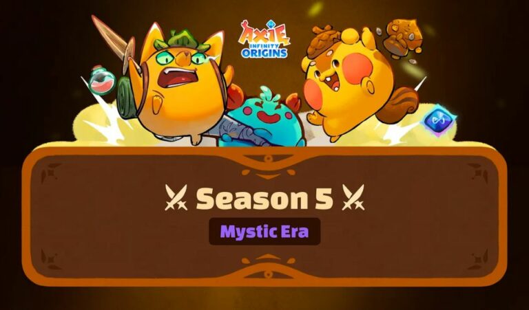 Axie Infinity Origins Season 5 Mystic Era Goes Live