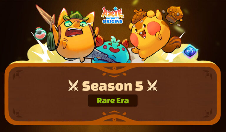 The Fifth Season of Axie Infinity Origins Begins