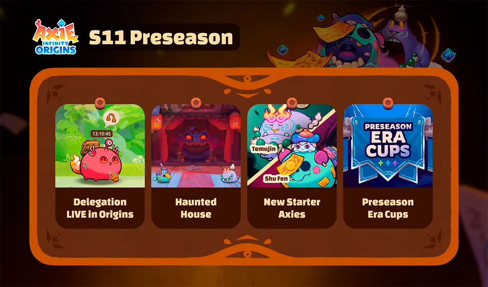 Axie Infinity Origins S11 Preseason is Live: Enter the Haunted House