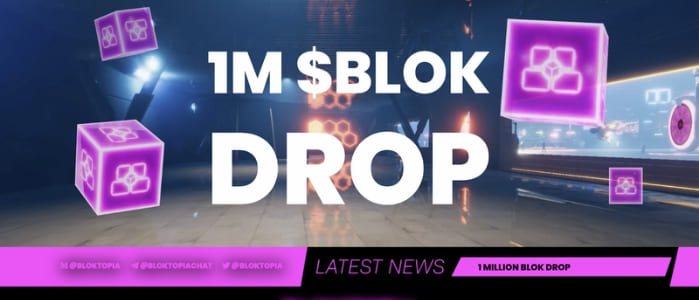 Bloktopia 1 Million BLOK reward