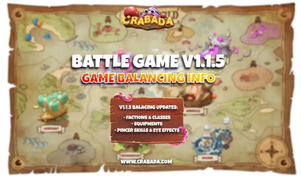 Crabada Battle Game v1.1.5 Update