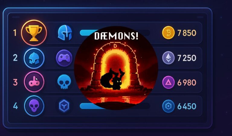Web3 Game Dæmons Launches Competitive Leaderboard Event with $10,000 in Prizes