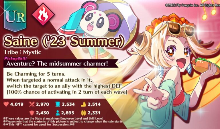 Dragon Ramen Announces the Employee UR Saine Limited Time NFT Sale