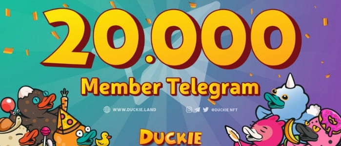 Duckie Land 20k on Telegram