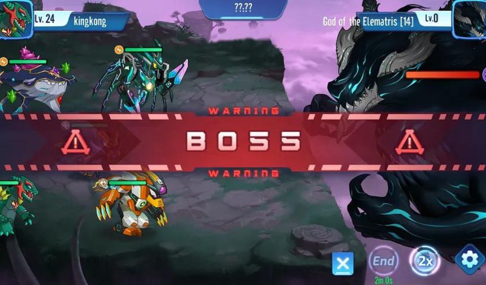 Elemon World Boss Mode