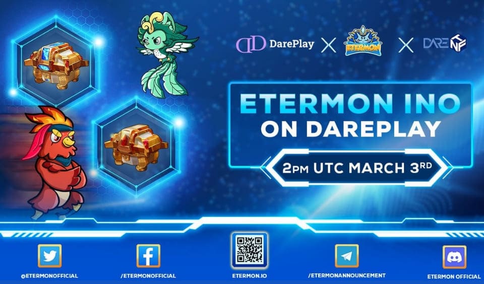 Etermon INO Set for March 3rd