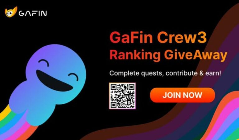 Gafin Announces Monthly Crew3 Ranking Giveaway With a $3,600 Prize Pool