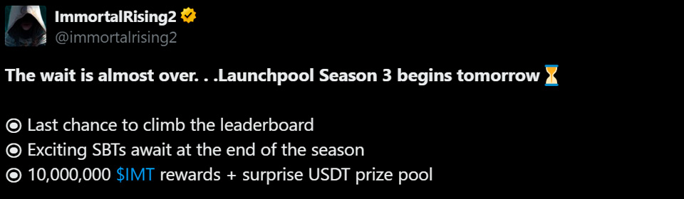 Immortal Rising 2 Introduces Launchpool Season 3