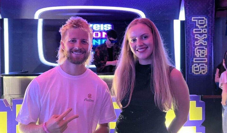 Luke-Barwikowski-And-Heidi-Christine-Cmo-And-Head-Of-Community-At-Pixels-Neon-Zone-Event