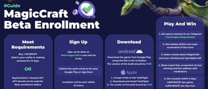Magic Craft Beta Tournament Enrolement Guide