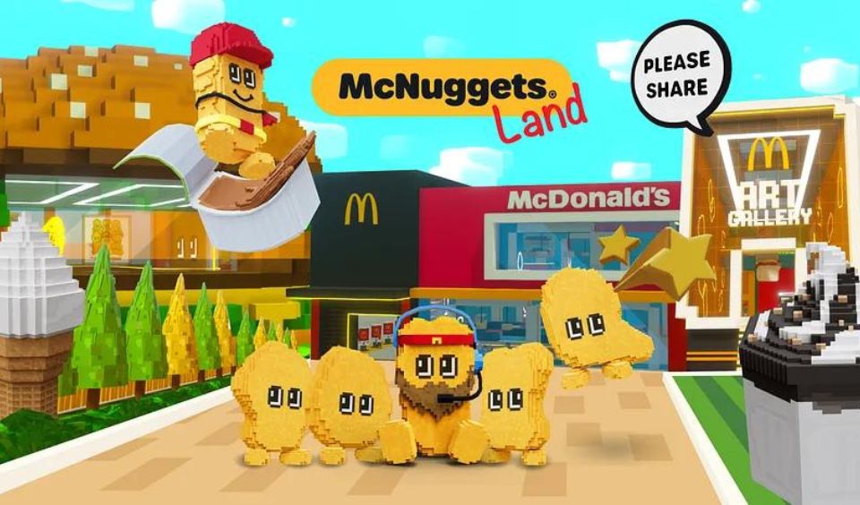 McDonald's Launches McNuggets Land in The Sandbox