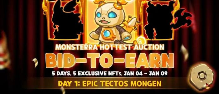 Monsterra Epic Tectos Mongen NFT Auction