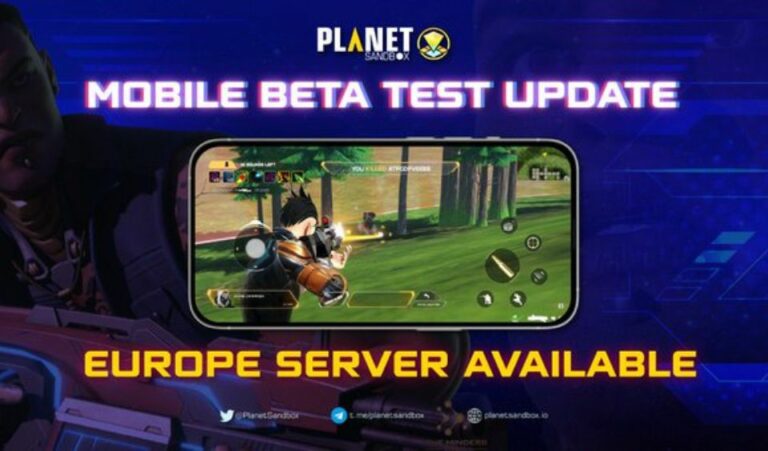 Planet Sandbox European Server Opening for Mobile Beta Test
