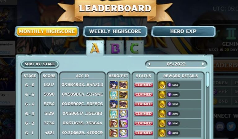 PlayPoseidon Highscore Prizes Adjustment
