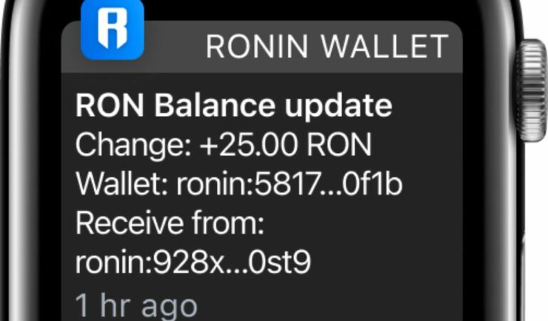 Ronin Wallet Now Available on Mobile