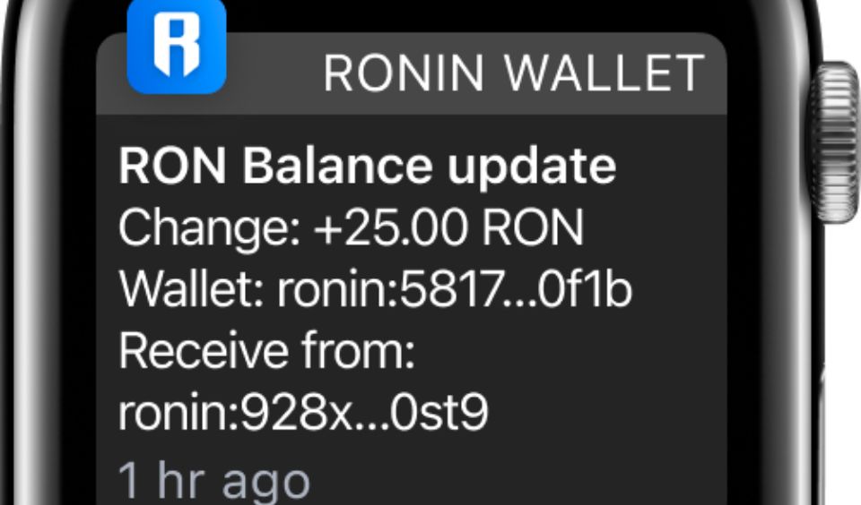 Ronin Wallet Now Available on Mobile