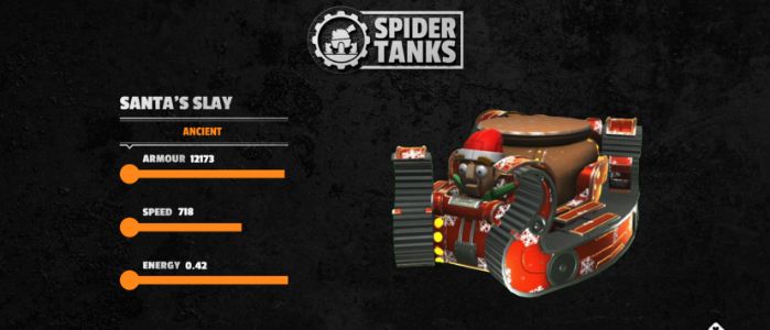 Santa's Slay Tank in Spider Tanks