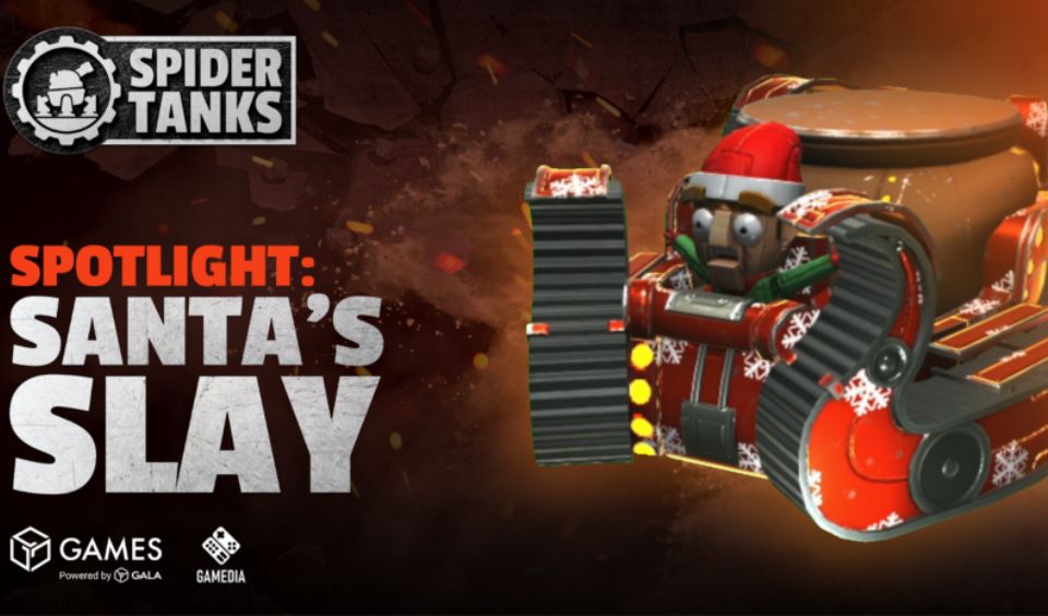 Spider Tanks Spotlight Santa's Slay