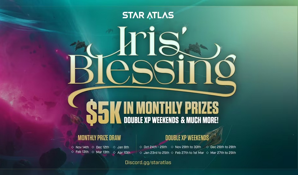 Star Atlas Launches Iris’ Blessing With Massive Rewards