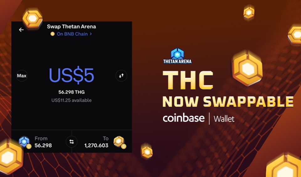 THC Swap on Coinbase Wallet