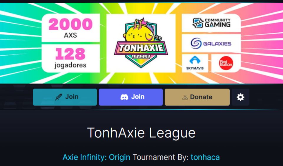 TonhAxie League With a 2000 $AXS Prize Pool Opens for Registration on February 27th