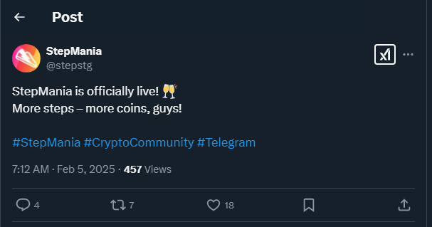 Tweet by stepstg