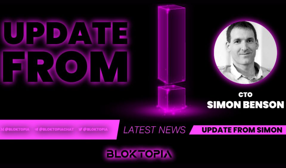 Update From Bloktopia CTO