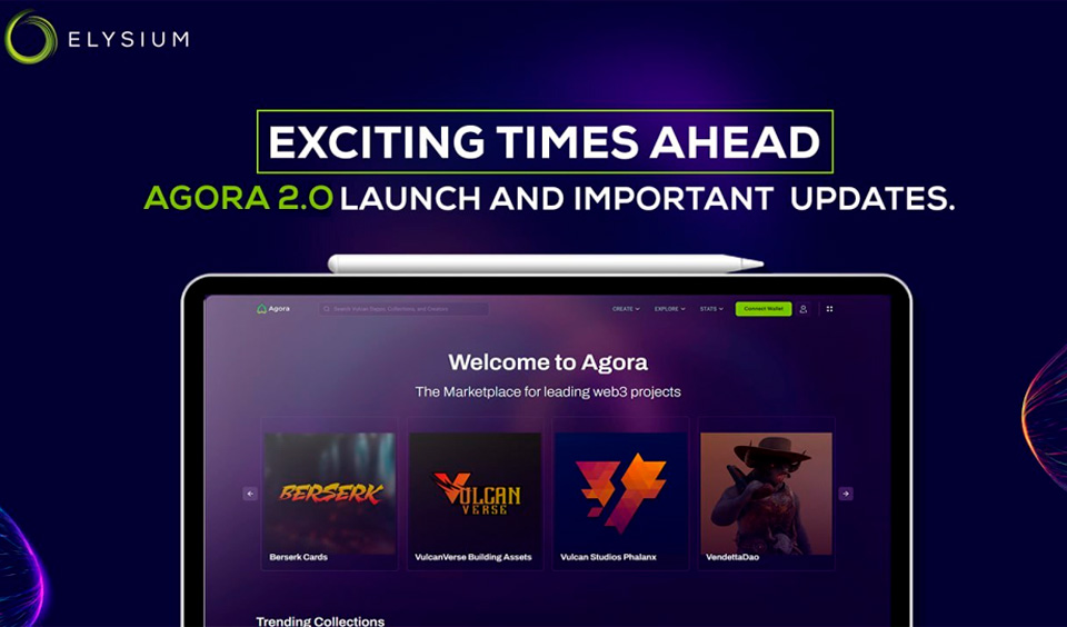 Vulcan Forged Announces Agora 2.0, its New Marketplace on Elysium