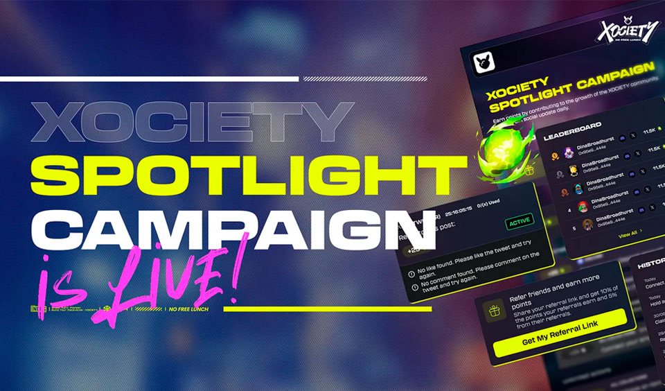 Xociety Launches Spotlight Campaign with Important Rewards!