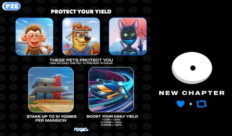Yogies Highlights Play to Earn Game Features