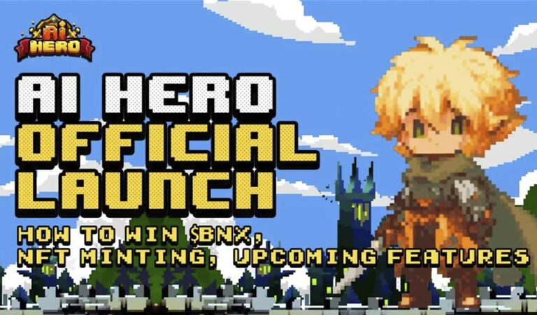 BinaryX, backed by Binance, unveils its new NFT Game, AI Hero