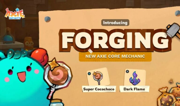 Axie Announces that Forging is Now Available on App.axie