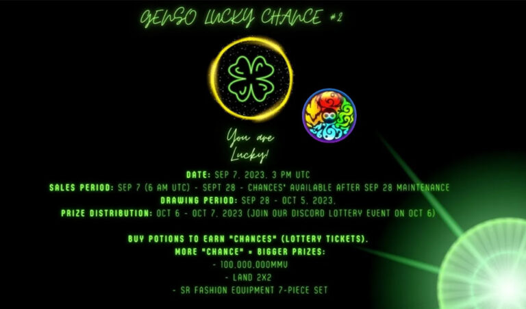 Chance to Win Big with New Potion Shop in GENSO Lucky Chance #2
