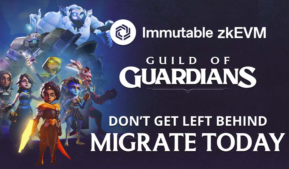 Guild of Guardians: Migration to Immutable zkEVM for an Improved Gaming Experience!
