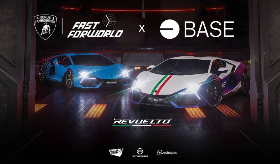 Lamborghini Partners with Base to Launch Revuelto NFTs in Fast ForWorld Project