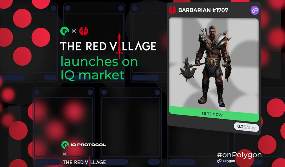 IQ Market is Live with The Red Village Available on Polygon