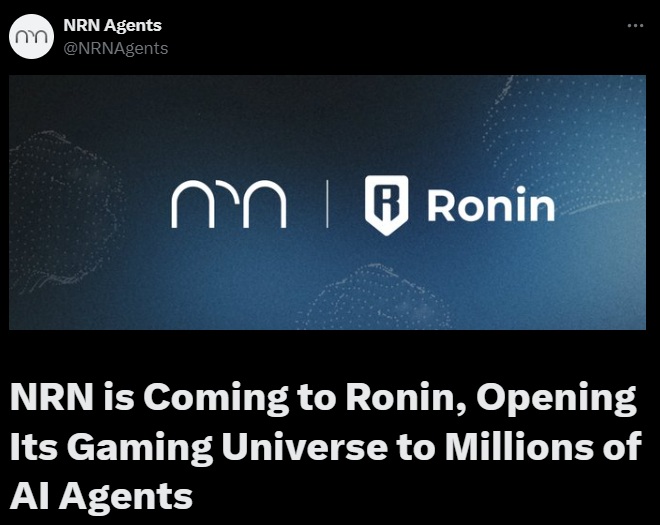 Ronin tweet