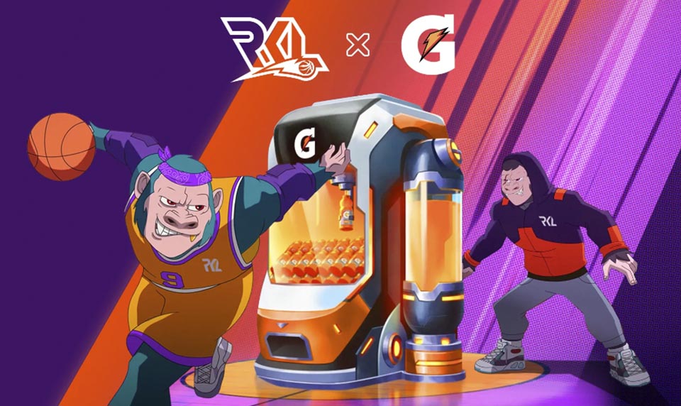 Rumble Kong League, an Avalanche NFT Game, Teams Up with Gatorade for In-Game Boosts
