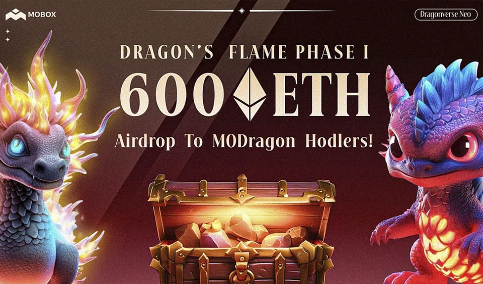MOBOX Launched 600 ETH Airdrop to MODragon Hodlers
