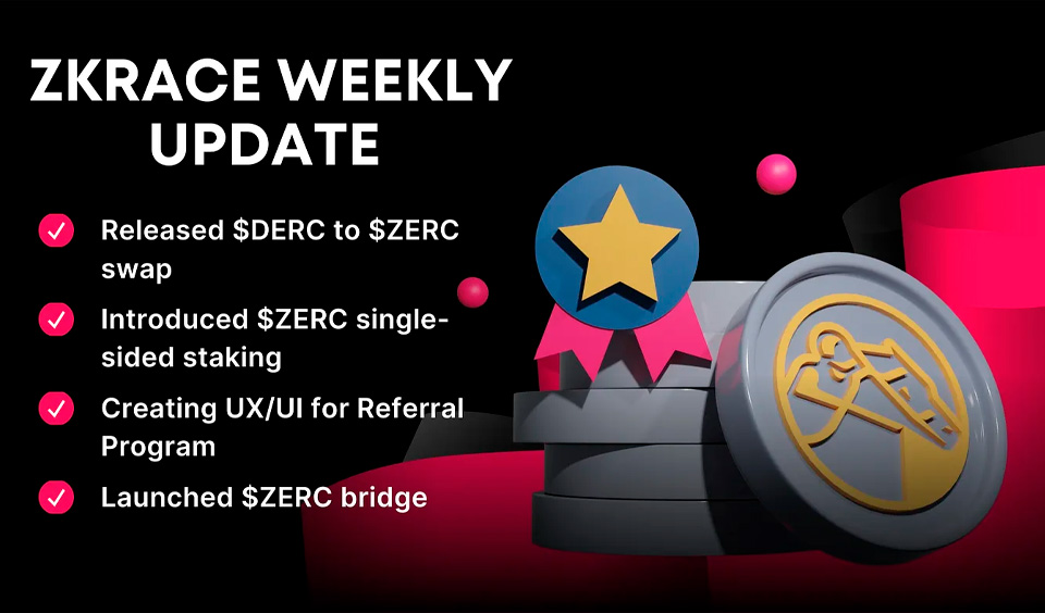DeRace Provides Details About Latest Updates, Including $ZERC Bridge